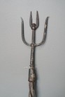 Antique Lightning Rod Weathervane Trident Spear Topper Top Finial Vintage Rare