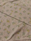 Vintage Carters Baby Blanket Cotton Blue Green Nursery Rhymes Reversable  Usa