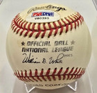 Mario Cuomo Autographed Baseball Psa dna Onlb In Display Case Ny Governor