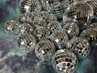 Lot 24 Disco Balls Mirrored Silver Ball 70s Disco Rock Party 6    4    3      2   