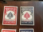 Lot 4 Sealed Decks Vintage 1980s Bicycle Rider Back Playing Cards  2 Red 2 Blue