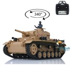 Limited Stock Henglong 1 16 7 0 Plastic German Panzer Iii H Rtr Rc Tank 3849