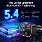 Syncwire Bluetooth 5 4 Fm Transmitter Car Adapter  pd 36w   12w  Black 48w