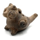 Pre-columbian Clay Pottery Bird Whistle Ocarina 4 75  X 2 5  X 3 