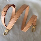 Adjustable Natural Vachetta Leather Crossbody Strap Replacement Band