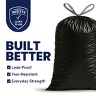 Plasticplace 13 Gallon Black Trash Bags  Black  1 2 Mil  50 Count