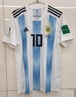 Bnwt Argentina Messi  10 2018 World Cup Home Jersey Original Size M Match Day
