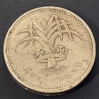 1985 Great Britain One Pound Coin Queen Elizabeth Ii