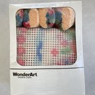 Nib Vintage Wonderart By Caron Roses And Ribbons Latch Hook Rug Kit 24   x34   