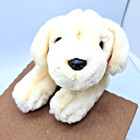 Fao Schwarz Golden Labrador Lab Retriever Puppy Dog Plush Animal Yellow 10 