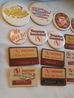 Vtg Over 30  Yo Safeway Store Name Tags buttons    Pepsi Button Collectible Rare