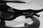 New Oakley Unknown Sunglasses Polished Black dark Grey 30-658