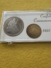 Confederate Commemorative Coins 1861-1865 - 4 Coins