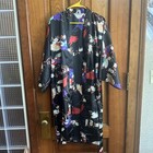 Vintage Ichiban Kimono Womens Sz 42 Made In Japan Excellent Quality Robe Geisha