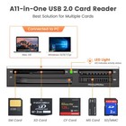 Smartmedia Card Reader Writer All-in-1 Usb Universal Multi Card Adapter Slim Hub