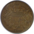 1864 2c Small Motto Two Cent Piece Pcgs Vf-25