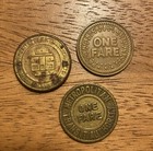 Vintage Lot Subway Bridge Tokens Fare New York Rhode Island Massachusetts