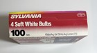 Sylvania 4 Soft White Light Bulbs 100w New A19