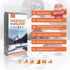 4-pack Emergency Mylar Thermal Blankets