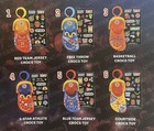     2026 Mcdonald s Happy Meal All American Game X Crocs Key Chain - Set Of 6     