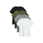 Basic Unisex T-shirt Soft Cotton Crew Neck Plain Tee For Men And Women Everyday