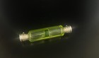 Victorian Vaseline Glass Double Ended Scent Bottle  Two Face Perfume Bottle