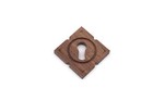 Keyhole Cover Plates Wood Escutcheon Furniture Lock Cover Walnut Antique Locks