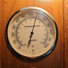 Vintage Wooden Springfield Weather Station Temperature Barometer Humidity