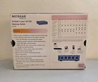 Netgear Gs105 V2 Prosafe 5 Port Gigabit Switch W  Power Adapter 