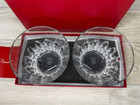 Baccarat Pair Glass 2011 Limited Edition Etna Year Tumbler Rare New