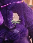 Ty Beanie Buddy   Princess The 14  Purple Plush Original 1998 Diana Bear Mwmt s