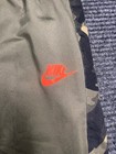 Nike Kids  Olive Green And Camouflage Track Jacket And Jogger Pants Set  Size 4
