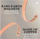Pure Copper Bracelet  Powered Magnets   Fashion  Arthritis Pain  Relief  Unisex