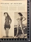 1942 Jane Russell Shapeliest Legs In Stockings Vintage Magazine Print