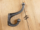 20 Cast Iron  School Style Coat Hooks Hat Hook Rack Hall Tree Acorn Primitive
