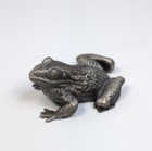 Vintage Hudson Fine Pewter Frog Toad Noah   s Ark Collection Mini Collectible Usa