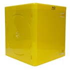 Premium Standard Solid Yellow Blu-ray Single Cases 12mm Lot
