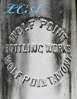 Rare Antique Wolf Point Montana Soda Bottle Sioux Indian Res Embossed Bottle