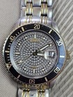 Croton Diamond Dial Dive Watch Limited Ed  25 1300  New In Box Very Rare Vintage
