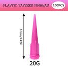 100pcs Plastic Dispenser Tips glue Tips For Glue Bottles adhesive Dispensing Tip