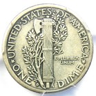 1916-d Mercury Dime 10c Coin - Certified Pcgs Vf Details - Rare Key Date 