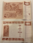 12 Vintage Craftool Doodle Page Of The Month Leather Carving Patterns