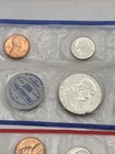 1961 P   D Us Mint Set Uncirculated 10 Coin Set Ogp 90  Silver Franklin
