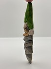Hand Carved Wooden Santa Gnome Christmas Tree Ornament Basswood Holiday Decor