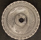 Baccarat Crystal Chandelier Part Dish 5 25   Wide Signed