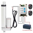Heavy Duty 12v 8  Linear Actuator 220lbs Dc Motor W  Remote Control Brackets Set