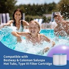 6 Pack Hot Tub Filter Cartridge For Bestway  Lay-z-spa  Saluspa 90352e 58323
