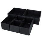 6 Pack Drawer Organizers For Clothing  Dresser Drawer Organizer Clothes closet 
