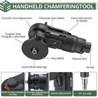 1 4  Pneumatic Chamfering Machine Handheld Air Deburring Beveling Grind Tool