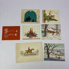 Lot Of 36 Vintage 1949 Original Christmas Holiday Greeting Cards Graphics